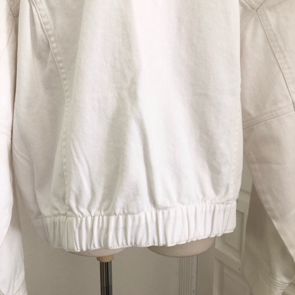 NWT Scotch & Soda 100% Cotton Off-White Denim Jacket XL - Picture 8 of 13